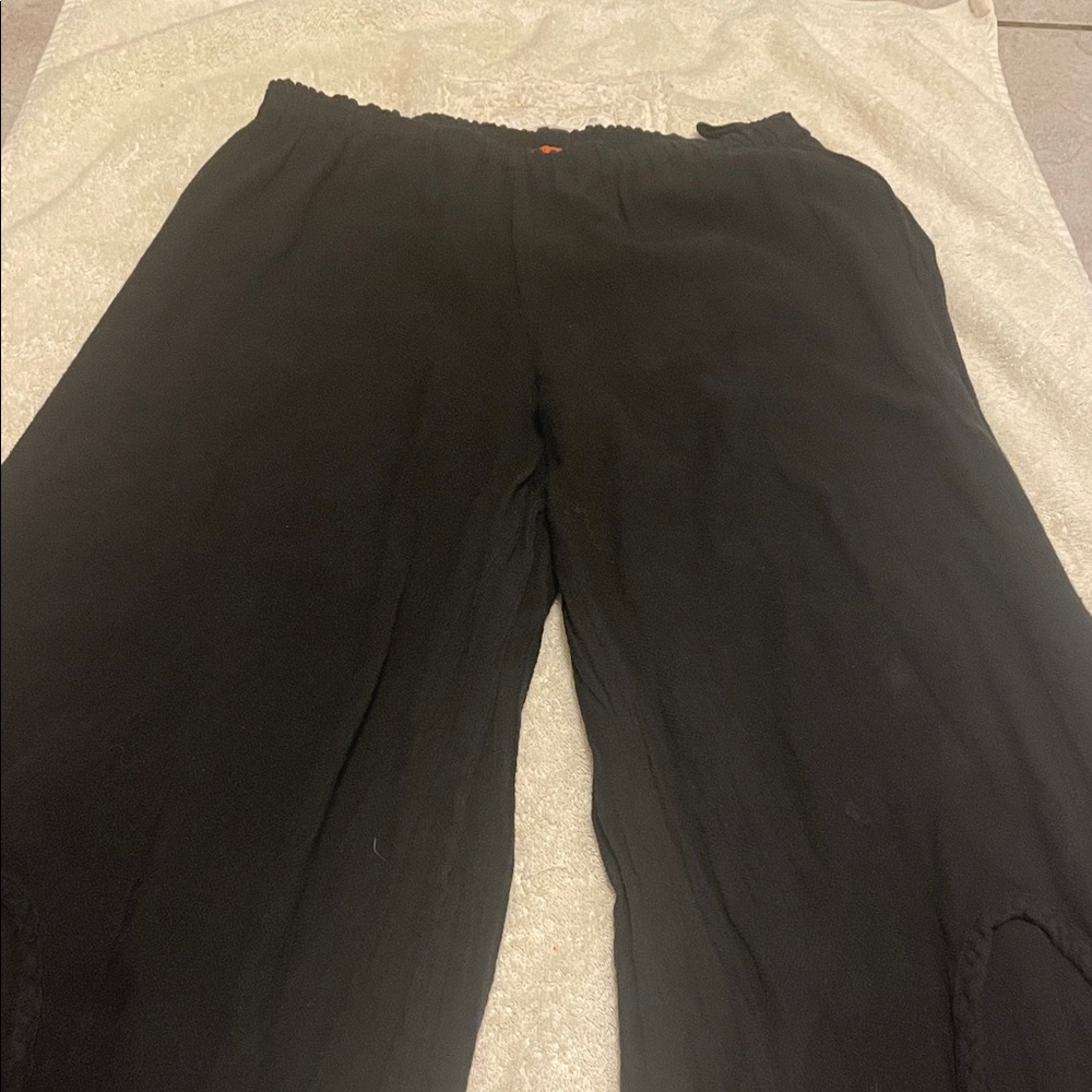 Oh My Gauze! Front Slit Pants - Picture 6 of 12